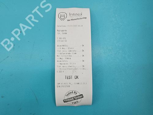 Starter CITROËN C2 (JM_) 1.4 HDi | BP37810550M8 - Image 6