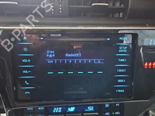 Used Radio Radio TOYOTA AURIS (_E18_) 1.6 (ZRE181_, ZRE185_, ZRE185R, ZRE181R) (132 hp) 38536735 38536735