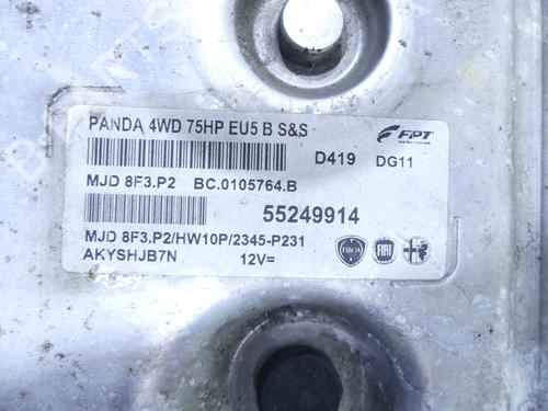 Engine control unit (ECU) FIAT PANDA (312_, 319_) 1.3 D Multijet 4x4 (312PXL1A) | BP37890199M57 - Image 2