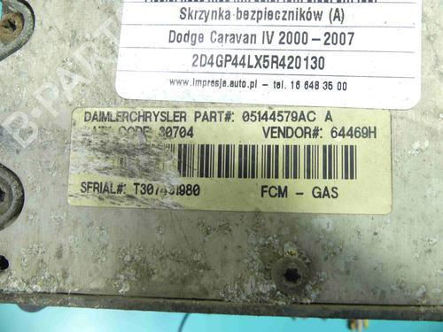 Fuse box DODGE CARAVAN (RG_) 3.8 | BP37894001E1 - Image 7