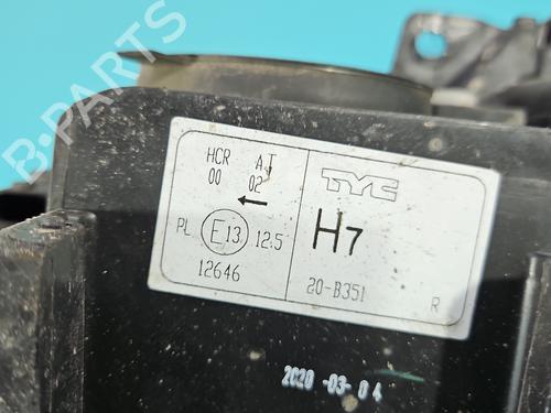 Right headlight RENAULT LAGUNA III (BT0/1) 1.5 dCi (BT00, BT0A, BT0T, BT1J) | BP37858029C29 - Image 8
