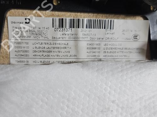 Rear left panel BMW i3 (I01) Range Extender | BP37843214C60 - Image 4
