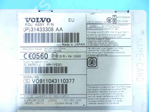 Radio VOLVO V60 I (155) D4 AWD | BP37885395E6 - Image 4
