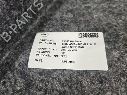 Boot lining OPEL INSIGNIA B Sports Tourer (Z18) 2.0 4x4 (35) | BP37832670I3 - Image 7