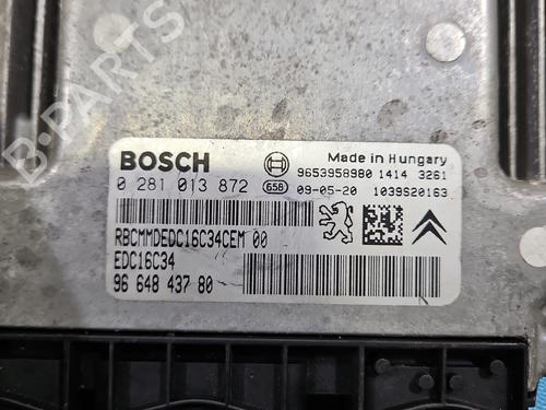 Engine control unit (ECU) CITROËN C3 Picasso (SH_) 1.6 HDi | BP37842052M57 - Image 3