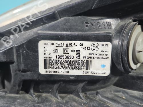 Right headlight OPEL MERIVA B MPV (S10) 1.4 (75) | BP38117587C29  - Image 9