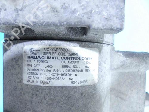 AC compressor CHRYSLER SEBRING (JR) 2.4 | BP37885722M34 - Image 8