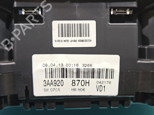 Instrument cluster VW CC B7 (358) 2.0 TDI | BP38140756C47 - Image 3