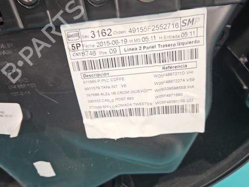 Rear left panel SEAT LEON (5F1) | BP38145838C60 - Image 4