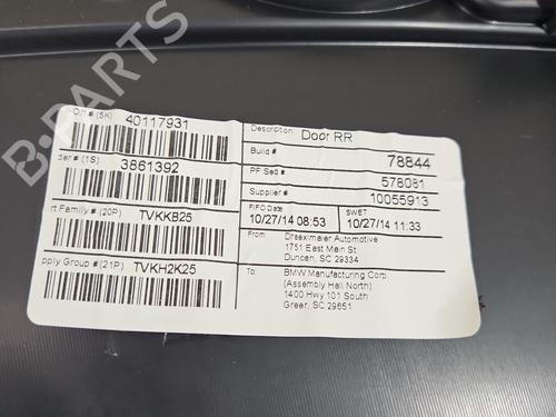 Rear right panel BMW X3 (F25) xDrive 28 i | BP38593085C61 - Image 6