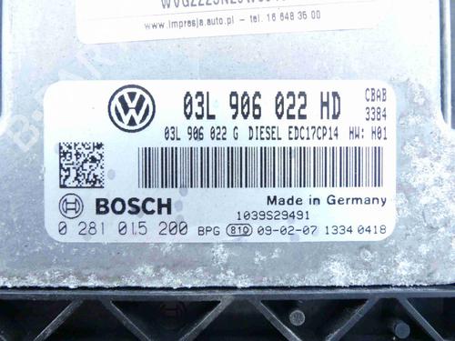 Engine control unit (ECU) VW TIGUAN (5N_) 2.0 TDI | BP37807270M57 - Image 2