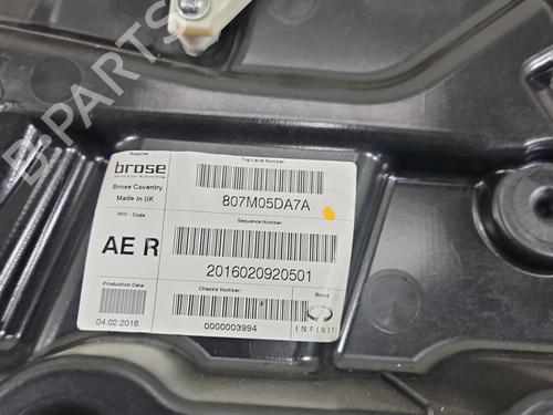 Front right window mechanism INFINITI Q30 | BP38135086C23 - Image 2