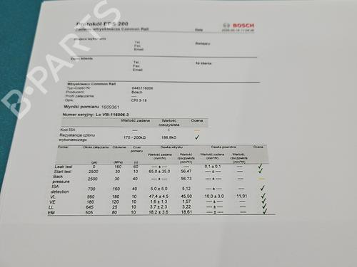 Injector HONDA CR-V III (RE_) 2.2 i-DTEC 4WD (RE6) | BP38000337M100 - Image 3