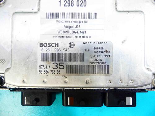 Engine control unit (ECU) PEUGEOT 307 SW (3H) | BP37807623M57 - Image 4