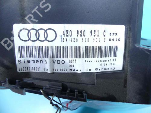 Instrument cluster AUDI A8 D3 (4E2, 4E8) 4.2 TDI quattro | BP38115126C47 - Image 4
