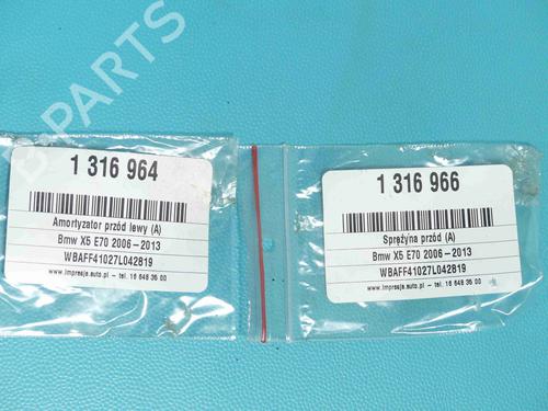 Left front shock absorber BMW X5 (E70) xDrive 30 d | BP37892607M16 - Image 3