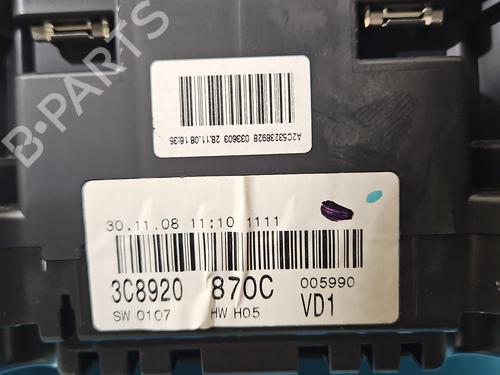Instrument cluster VW PASSAT CC B6 (357) 2.0 TDI | BP37825065C47  - Image 6