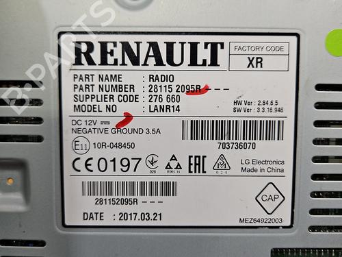 Radio RENAULT KADJAR (HA_, HL_)  | BP38000193E6  - Image 10