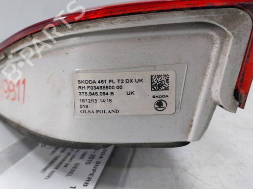 Left tailgate light SKODA SUPERB II (3T4) 2.0 TDI | BP39960939C79 - Image 4