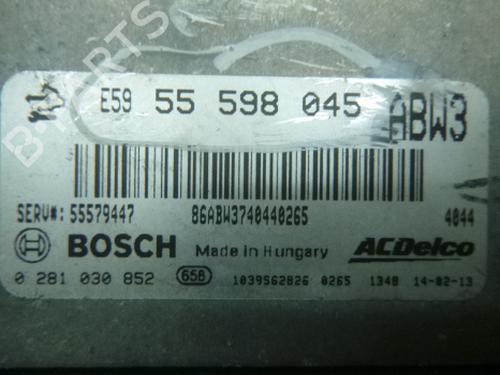 Engine control unit (ECU) OPEL ZAFIRA TOURER C (P12) 2.0 CDTi (75) | BP38802026M57 - Image 3