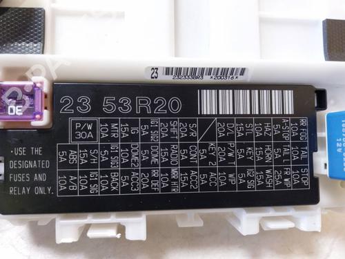Fuse box SUZUKI SWIFT V (AZ) 1.2 Hybrid (Mild Hybrid) (A2L412) | BP40157633E1 - Image 4