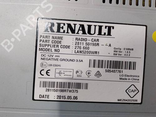 Radio RENAULT CAPTUR I (J5_, H5_) 0.9 TCe 90 | BP39411657E6 - Image 8