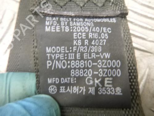 Front left seatbelt HYUNDAI i40 I (VF) 1.7 CRDi | BP38814626I26 - Image 7