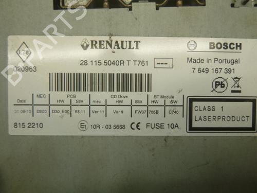 Radio RENAULT FLUENCE (L3_) 1.5 dCi (L30B) | BP38804045E6  - Image 6