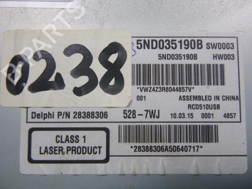 Radio VW PASSAT B7 (362) 2.0 TDI | BP38811457E6 - Image 6