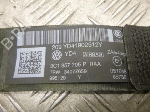 Front left seatbelt VW PASSAT B7 (362) 2.0 TDI | BP38806787I26  - Image 5