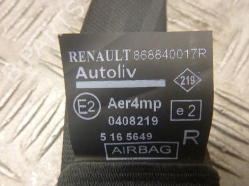 Front right seatbelt RENAULT FLUENCE (L3_) 1.5 dCi | BP38802473I25 - Image 5