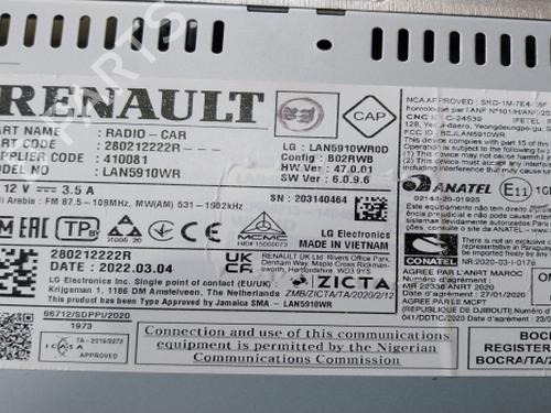 Radio DACIA JOGGER (RK_) 1.0 TCe 110 (RKMD) | BP39006022E6 - Image 6