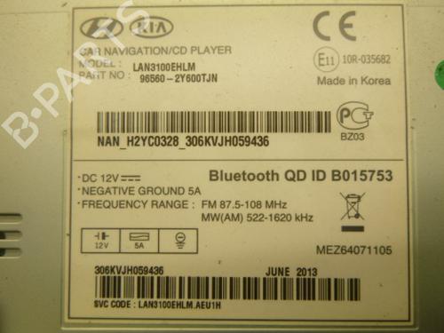 Radio HYUNDAI ix35 Van CRDi | BP38802037E6 - Image 6