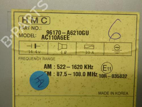Radio HYUNDAI i30 (GD) 1.6 CRDi | BP38814418E6  - Image 5