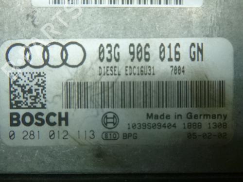 Engine control unit (ECU) AUDI A4 B7 Avant (8ED) 2.0 TDI 16V | BP38803366M57 - Image 3