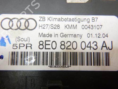 Climate control AUDI A4 B7 (8EC) 2.0 TDI 16V | BP38802292I5 - Image 3
