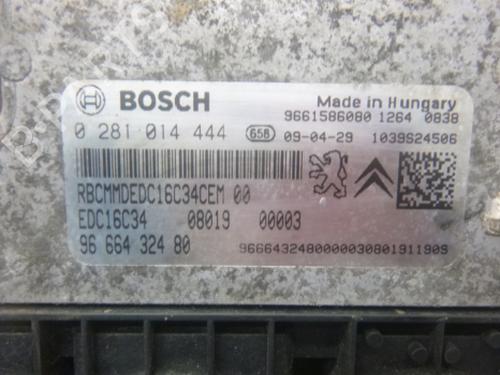Engine control unit (ECU) PEUGEOT BIPPER (AA_) 1.4 HDi | BP38812393M57 - Image 3