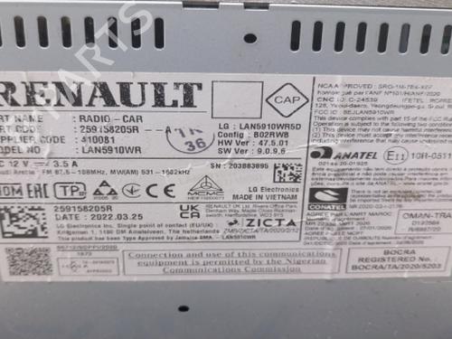 Radio DACIA DUSTER (HM_) 1.0 TCe 90 (HMM6) | BP38803773E6 - Image 7