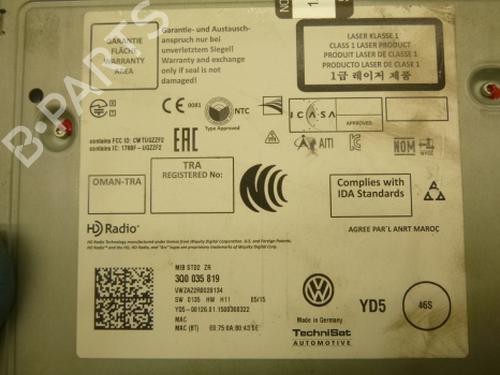 Radio VW PASSAT B8 (3G2, CB2) 1.6 TDI | BP38804334E6 - Image 6