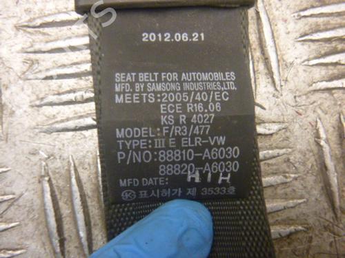 Front right seatbelt HYUNDAI i30 (GD) 1.4 CRDi | BP38807724I25 - Image 4