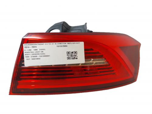 Used Right taillight Right taillight VW PASSAT B8 Variant (3G5, CB5) 2.0 TDI (190 hp) 39411761 39411761