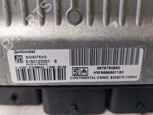 Engine control unit (ECU) PEUGEOT 508 I (8D_) 1.6 HDi | BP38803509M57 - Image 3