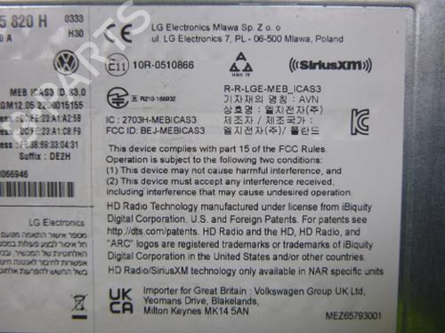 Radio VW ID.4 (E21) Performance | BP38807607E6 - Image 9