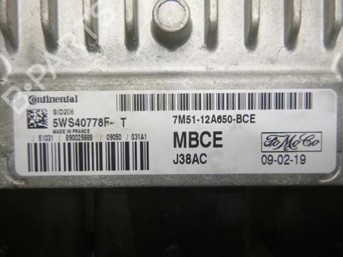 Engine control unit (ECU) FORD FOCUS II (DA_, HCP, DP) 1.8 TDCi | BP38808685M57 - Image 3
