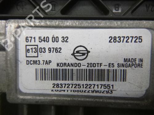 Engine control unit (ECU) SSANGYONG KORANDO (CK) 2.0 e-XDi 4WD | BP38814702M57 - Image 3