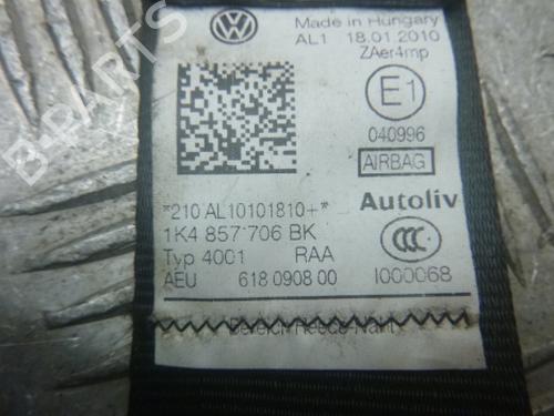 Front right seatbelt VW GOLF VI (5K1) 1.6 TDI | BP38807818I25 - Image 5
