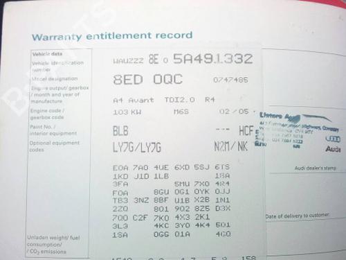 Engine control unit (ECU) AUDI A4 B7 Avant (8ED) 2.0 TDI 16V | BP38803366M57 - Image 23