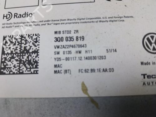 Radio VW PASSAT B8 (3G2, CB2) 1.6 TDI | BP38810632E6 - Image 8