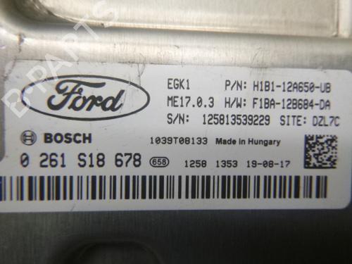 Engine control unit (ECU) FORD FIESTA VII (HJ, HF) 1.1 Ti-VCT | BP38809872M57 - Image 3