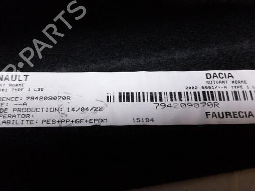 Rear parcel shelf DACIA DUSTER (HM_) 1.0 TCe 90 (HMM6) | BP38803772C85 - Image 4